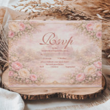 Jardim de Rosa Bege Suave Quinceañera