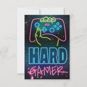 Cartão RSVP Jogador de duros