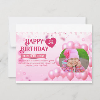 Cartão RSVP Jump and Play Birthday Invitation Photo Card