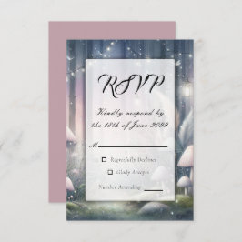 Cartão RSVP Lanternlight Sonha Floresta Encantada