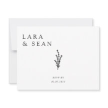 Lavanda flexível preto e branco minimalista modern