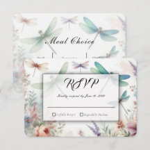 Libélulas e Florais Pastéis Casamento