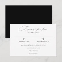 Língua espanhola Nuestra Boda Negro Caligrafía