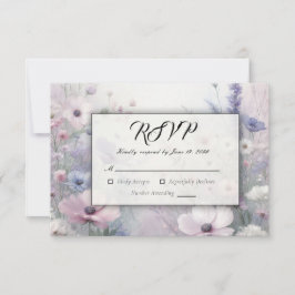 Cartão RSVP Maleável Farinha Selvagem Sonhos