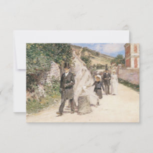 Cartão RSVP Marcha de Casamento por Robinson, Casamento Impres