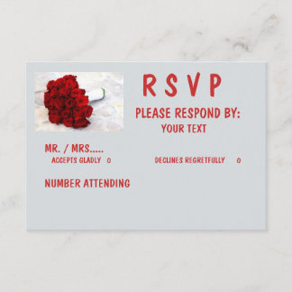 Cartão RSVP Matte 3,5" x 5", envelopes brancos padrão incluído