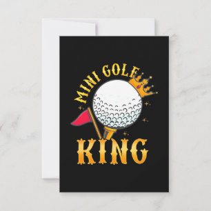 Cartão RSVP Mini Golf King