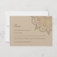 Moderno Elegante Indiano Mehndi Hindu Wedding Kraf