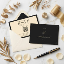 Monograma Espanhol Creme e Casamento em Código QR 