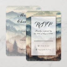 Montanhas Dusty Blue e Mocha Brown Casamento
