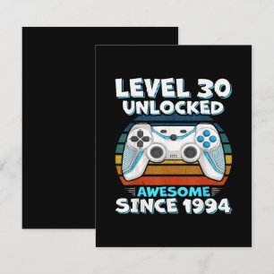 Cartão RSVP Mulher aniversário de 30 anos 30 Anos 1994