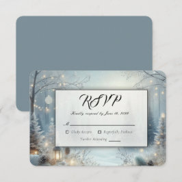 Cartão RSVP Murmurios de um Solstício de Inverno