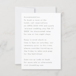 Cartão RSVP Na moda Modern Custom Names Details Sage Green