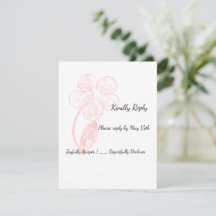 Noiva de Arte de Linha Floral Rosa Rubor