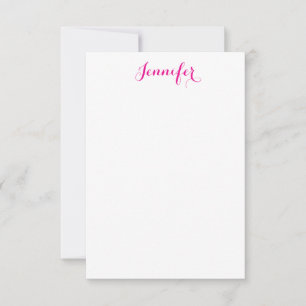 Cartão RSVP Nome simples minimalista moderno elegante profissi