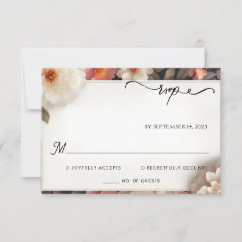 Cartão RSVP Nós Fazemos Casamento Asiático De Drama Espesso Co