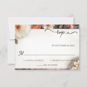 Cartão RSVP Nós Fazemos Casamento Asiático De Drama Espesso Co