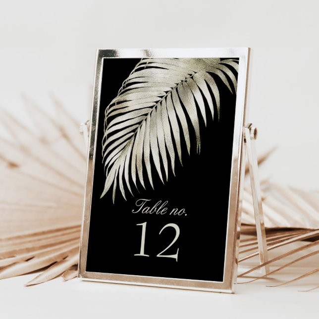 Cartão RSVP Número da Tabela de Casamento de Ouros Elegante Ro (Criador carregado)