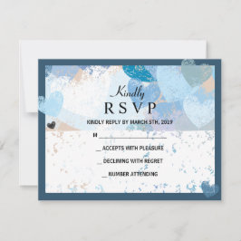 Cartão RSVP O AMOR ESTÁ NO AVIÃO Jewish Wedding Invitation RSV