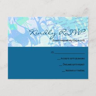 Cartão RSVP O Bar de HISTÓRIA Bat Mitzvah Responde