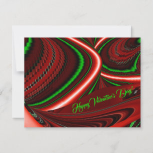 Cartão RSVP O espírito do amor e da esperança Abstrato 3D Rain