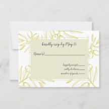 Olive Branches Natureza Casamento Botânico Verde