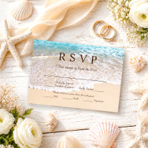 Ondas do Oceano de Verão Casamento na Praia Tropic