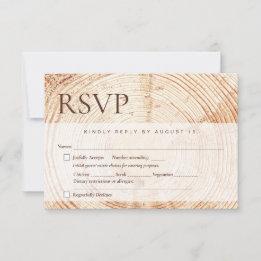 Cartão RSVP Opções de farinha de casamento russo latido de mad