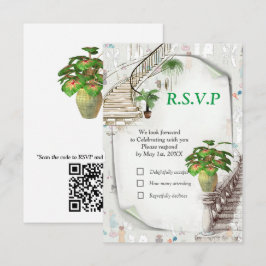 Cartão RSVP Os designers de moda