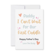 Pai que não posso esperar pelo nosso primeiro cart