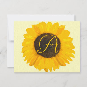 Cartão RSVP País Chic Sunflower Response Card