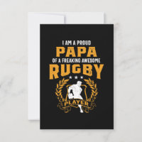 Papá de um Jogador de Rugby Incrível