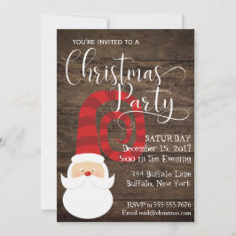 Cartão RSVP Papais noeis de madeira do campo de Natal Russo