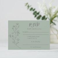 Pedido de Música Sage Verde Arte Floral Linha Casa