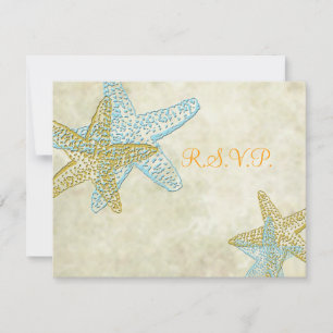 Cartão RSVP PixDezines 4,25"x5,5" rsvp, estrelas para 5x7