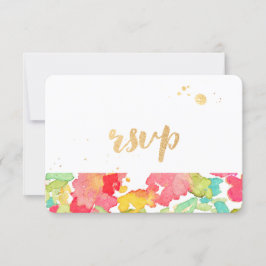 Cartão RSVP PixDezines jardim da sophie/floral/rsvp