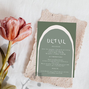 Cartão RSVP Placa de gabinete detalhado maluca agora