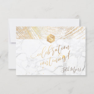 Cartão RSVP Placas de Celebração de Árvores PixDezines Anéis M