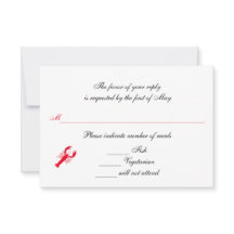 Placas de resposta/RSVP/RSVP "Mar profundo"