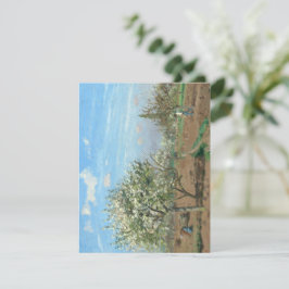 Cartão RSVP Pomar em Bloom, Louveciennes Camille Pissarro