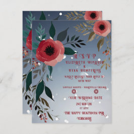 Cartão RSVP Poppy of Love" Wedding Invitation Collection