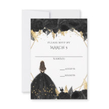 Princesa Floral Dourada Elegante Quinceanera