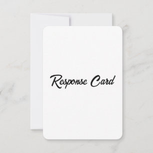 Cartão RSVP Promoção Empresarial Simples 3.5" x 5"