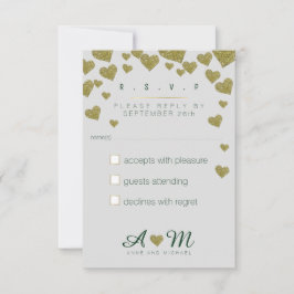 Cartão RSVP responda, responda r.s.v.p. amor casamento