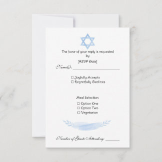 Cartão RSVP Response Card