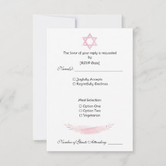 Cartão RSVP Response Card