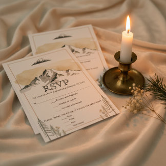 Cartão RSVP Response Card