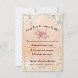 Cartão RSVP Response Card