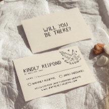 Retrô Ilustrado Manuscrito Quirky Wedding