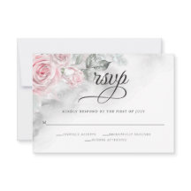 Rosas Rosa-d'água com Cinza Elegante Descalço™